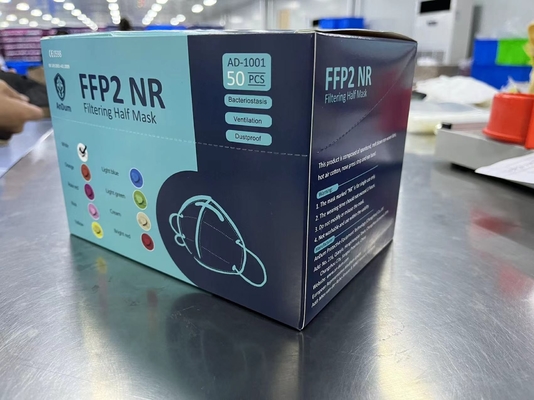 CE 0598 Meltblown Folded FFP2 Filtering Half Mask