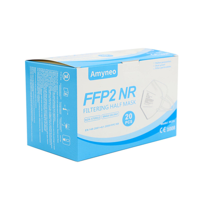 Breathable BFE 95% Earloop Disposable EN149 FFP2 Mask