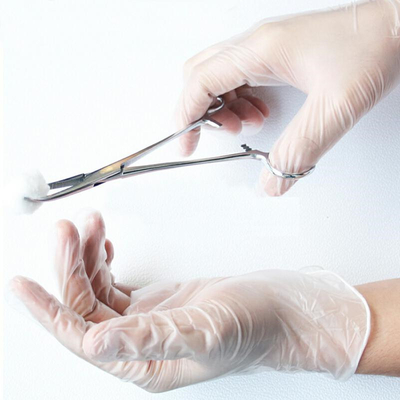 Multi Purpose Disposable Vinyl Gloves Powdered Or Powder Free Type Waterproof
