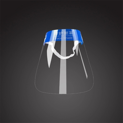 PET Material Disposable Full Face Safety Shield Lightweight For Prevent Infection
