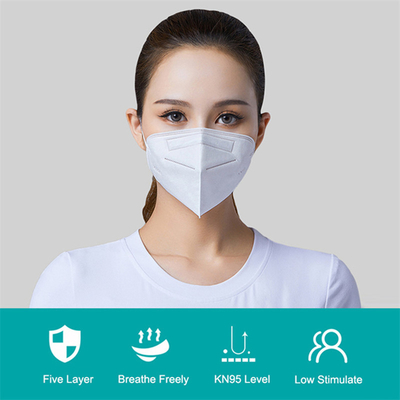 Dust Proof Adults Ce FDA KN95 Civilian Protective Mask Mouth Respirator