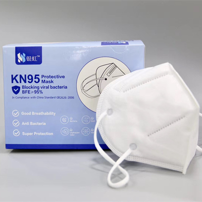 FFP2 Standard KN95 Face Mask 25pcs/Bag Good Air Permeability/White List Enterprises For Export