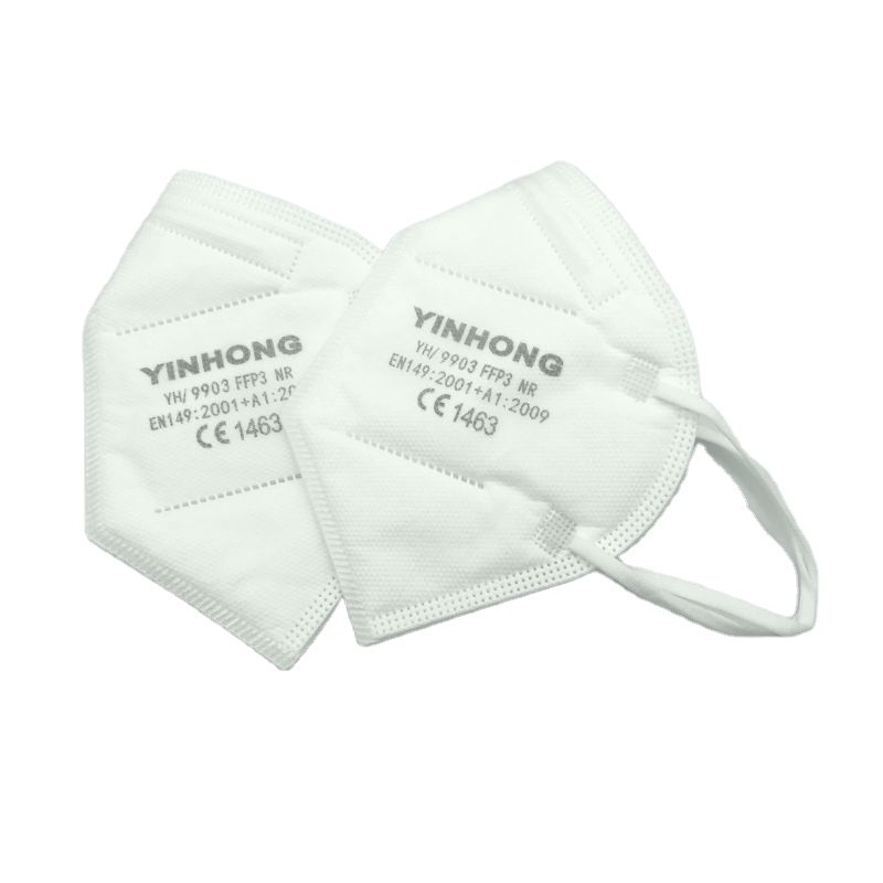 Disposable Nonwoven FFP3 Filtering Half Mask Without Breathing Valve